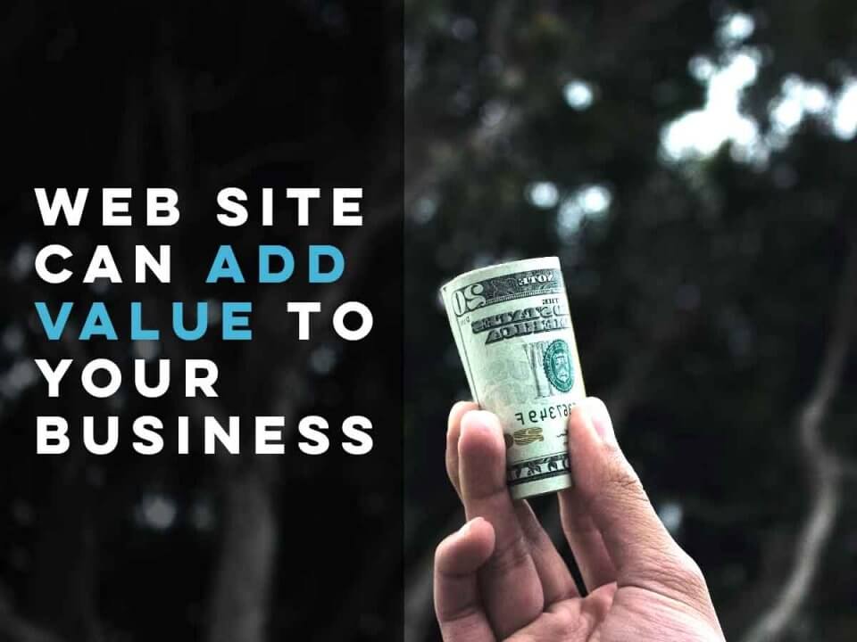 web site can add value to your business